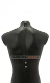 Busto manichino uomo precolorato nero