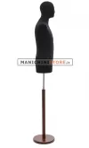 Busto uomo TG.48 con Testa - Nero