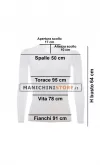 Busto uomo/B per foto internet e-commerce