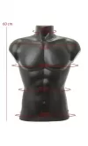 Busto uomo corto in plastica componibile
