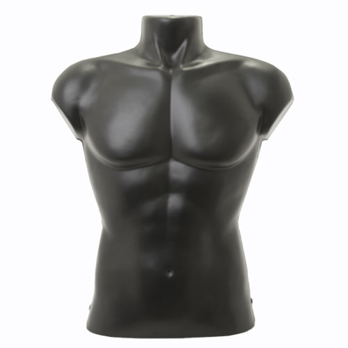 Busto uomo corto in plastica componibile