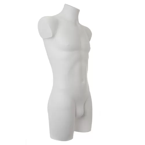 Busto manichino uomo bianco