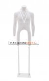 Male bust for e-commerce photos with double rod base