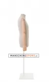 Busto uomo in lino con braccia legno