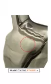 Busto uomo cromato antracite