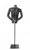 Busto sportivo uomo in plastica nera - ex noleggio
