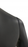 Busto sportivo uomo in plastica nera - ex noleggio