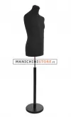 Noleggio 1 busto sartoriale uomo total black