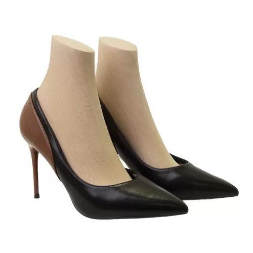 Coppia di piedi donna in legno