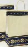 Sacchetto CAMMEO BLU con manico ritorto