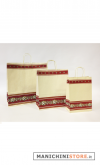 Sacchetto CAMMEO BORDEAUX con manico ritorto