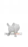 Cane Bulldog Francese 2 per allestimento vetrina - Bianco