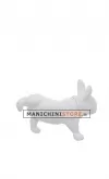 Cane Bulldog Francese 2 per allestimento vetrina - Bianco