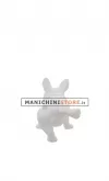 Cane Bulldog Francese 2 per allestimento vetrina - Bianco