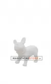 Cane Bulldog Francese 1 per allestimento vetrina - Bianco