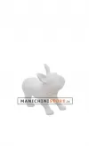 Cane Bulldog Francese 1 per allestimento vetrina - Bianco