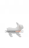 Cane Bulldog Francese 1 per allestimento vetrina - Bianco