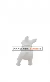 Cane Bulldog Francese 1 per allestimento vetrina - Bianco