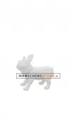 Cane Bulldog Francese 1 per allestimento vetrina - Bianco