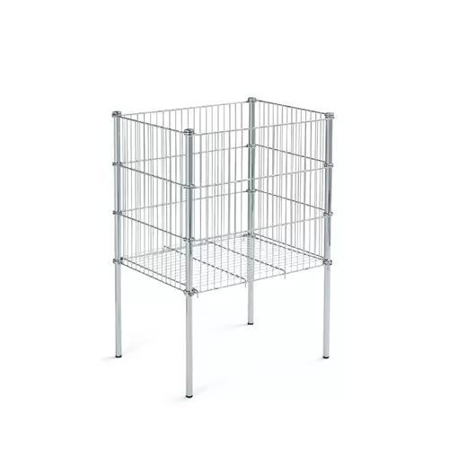 Cesta in griglia cromata 1150
