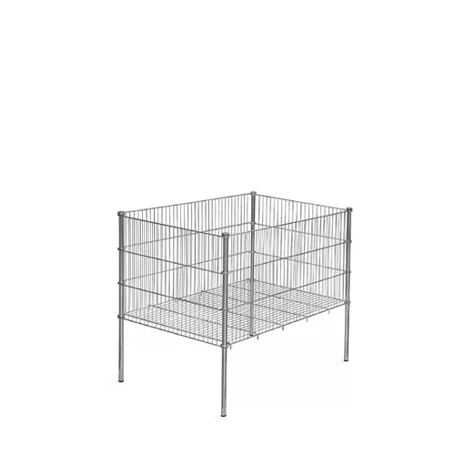Cesta in griglia cromata 1170