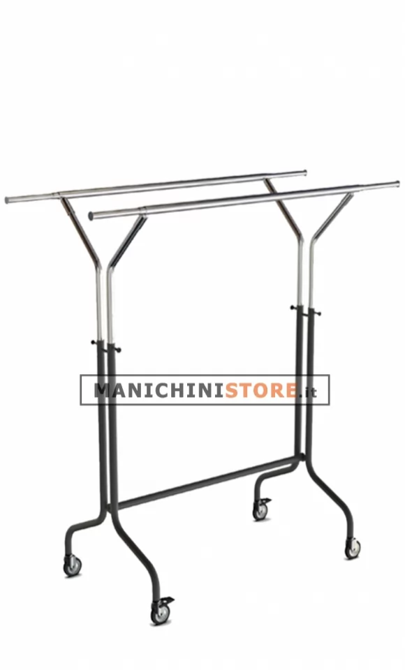 Stender a doppia barra regolabile in altezza