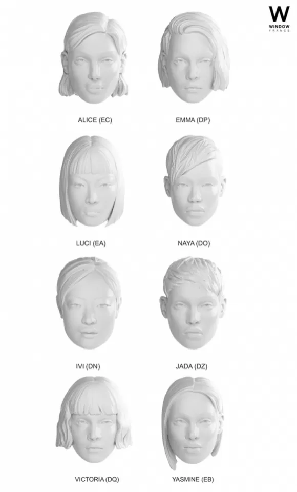 Viso donna collezione Citizens