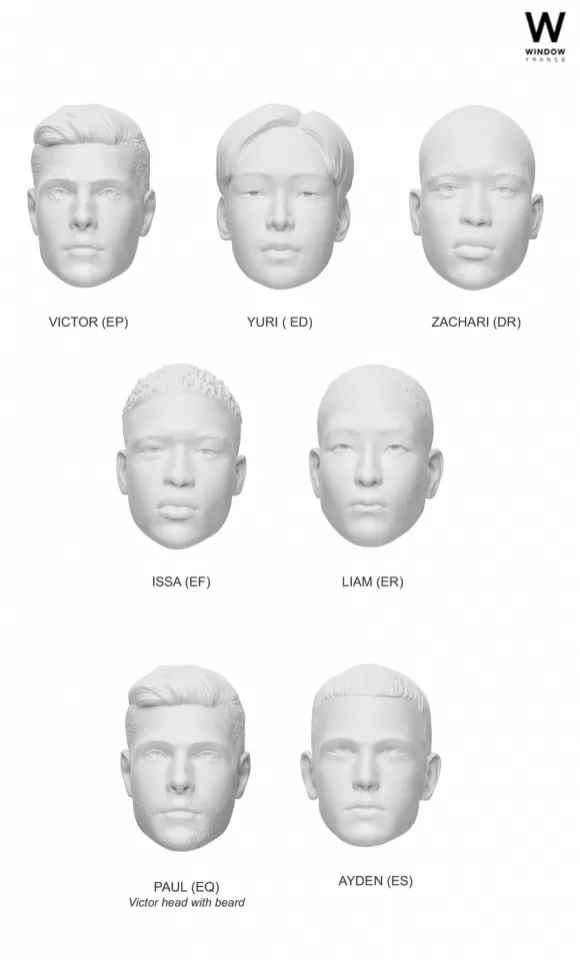 Viso uomo collezione Citizens