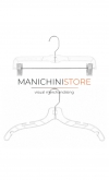 50-Piece Space-Saving Clear Crystal Plastic Hanger Set
