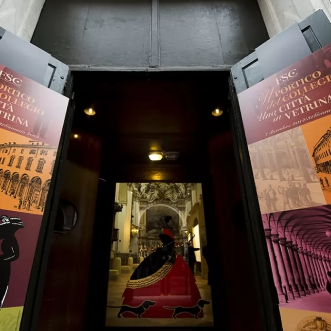 MOSTRA 'Il Portico del Collegio: una citt&agrave; in vetrina'