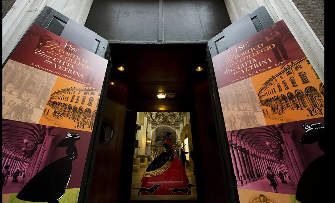 MOSTRA 'Il Portico del Collegio: una citt&agrave; in vetrina'