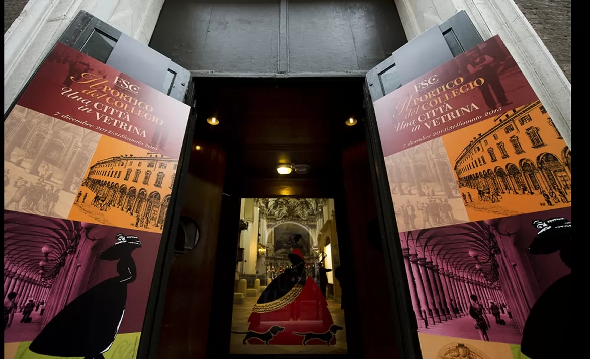 MOSTRA 'Il Portico del Collegio: una citt&agrave; in vetrina'