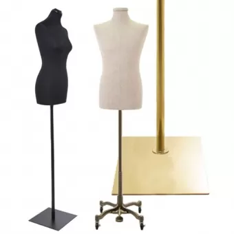 Busti sartoriali con base metallo