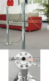 Colonnina doppia segna percorso ottone