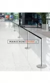 Colonnina segna percorso con nastro antipanico