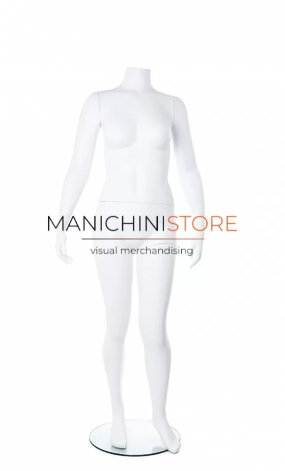 Manichino donna taglia comoda silhouette