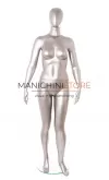 Manichino donna taglia comoda stilizzato TG.46-48 Nichel