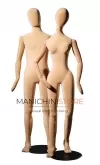 Manichino donna flessibile in schiuma di poliuretano