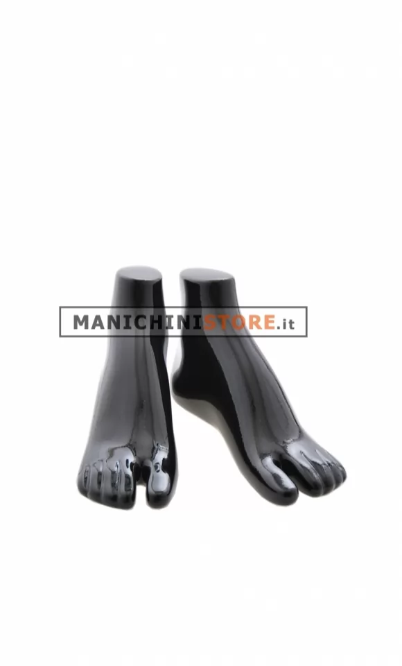 Coppia Piedi Donna nero lucido