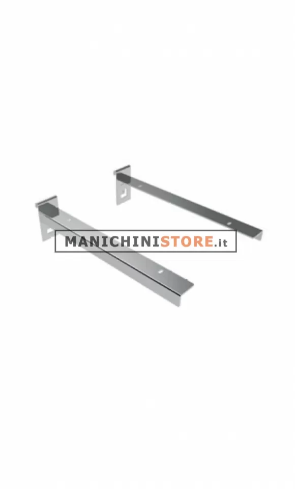 Coppia di mensole per ripiano