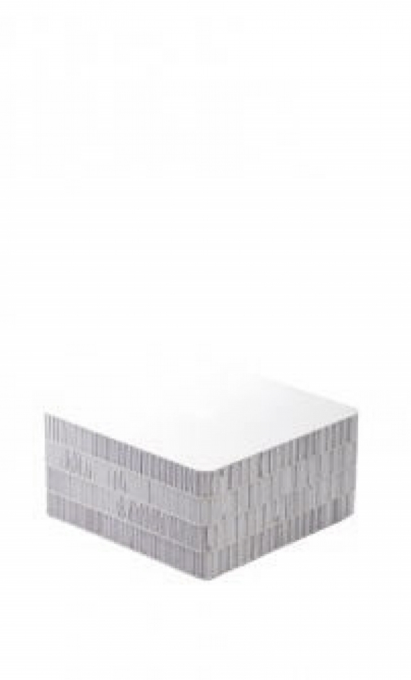 White recycled cardboard display cube 16