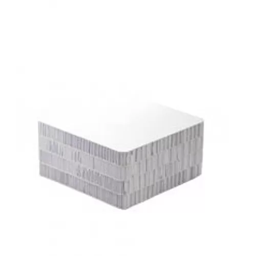 Cubo espositivo in cartone riciclato bianco 16
