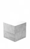 Cubo espositivo in cartone riciclato bianco 32