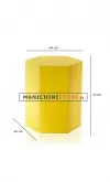 Cubo esagonale in plastica illuminabile 45