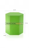 Cubo esagonale in plastica illuminabile 50