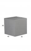Cubo in plastica 40 - grigio cemento