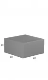 Cubo in plastica 20 - grigio cemento