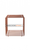 Cubo in filo ferro rame 40cm