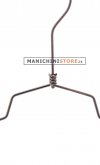 Metal coat hanger 40 cm - bronzed