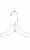 gruccia 44cm plastica cristallo